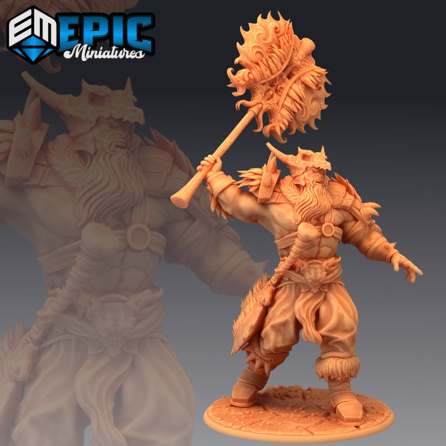 Frost Giant Warrior - Epic Miniatures
