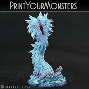 Giant Ice Worm - Print Your Monsters
