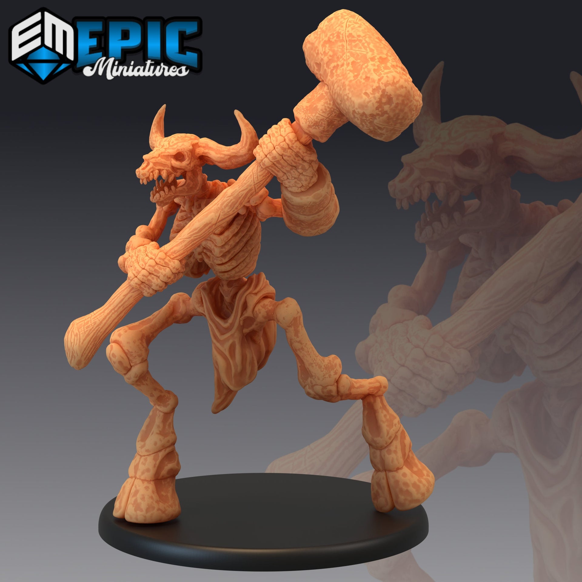 Minotaur Skeleton - Epic Miniatures