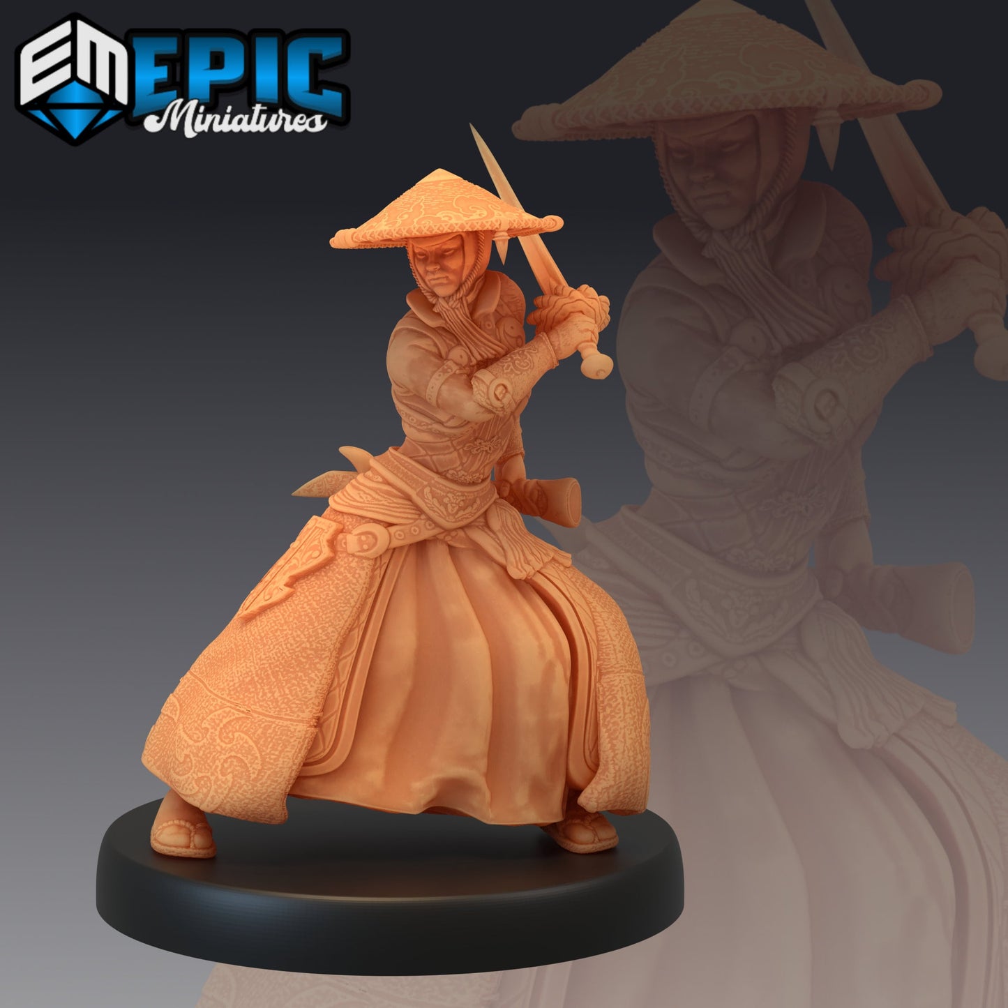 Warrior Monk Female - Epic Miniatures