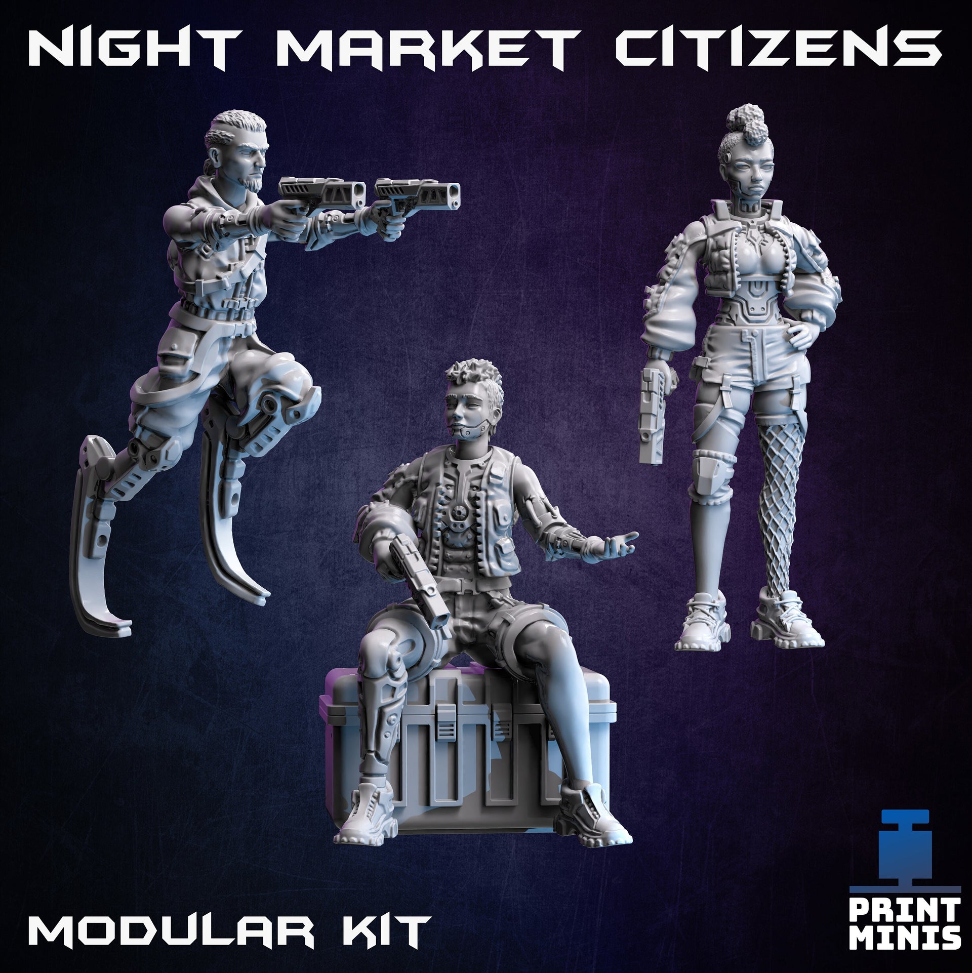 Modular Night Market Citizens - Print Minis
