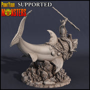 Hammerhead Shark Rider - Print Your Monsters