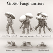 Grotto Fungi Warriors - Print Your Monsters