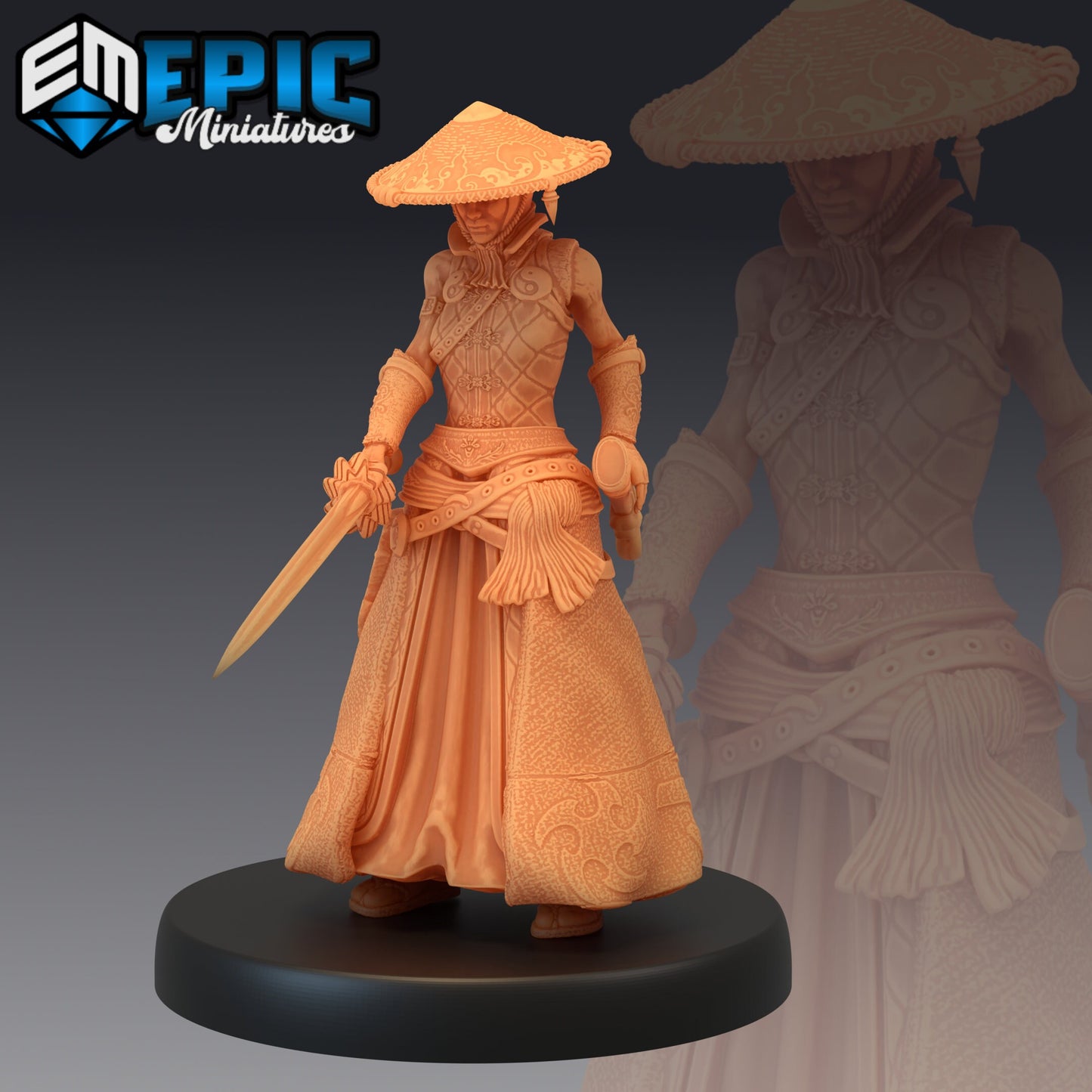 Warrior Monk Female - Epic Miniatures
