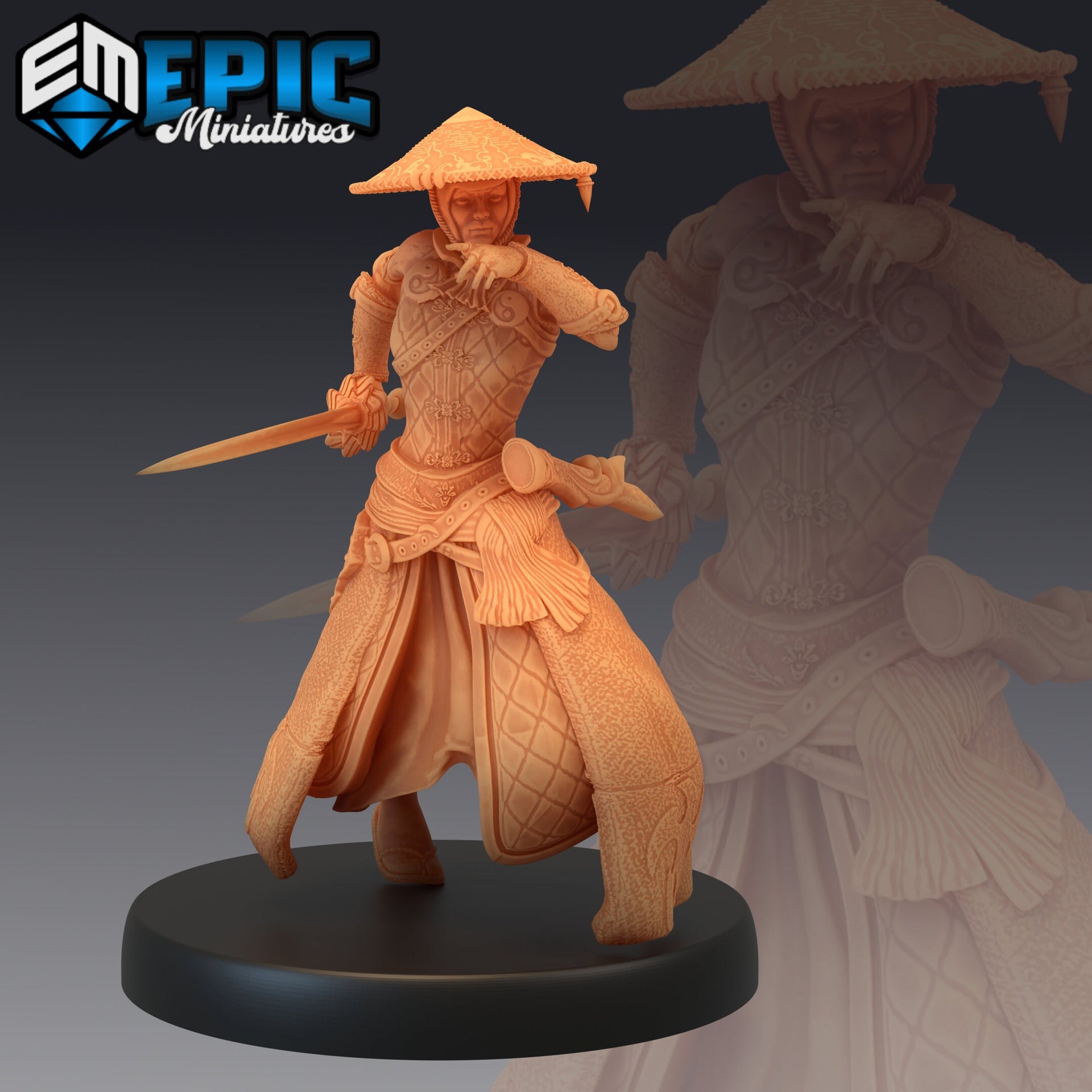 Warrior Monk Female - Epic Miniatures