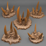 Desert Orc Stones Scatter Terrain - Fantastic Plants and Rocks