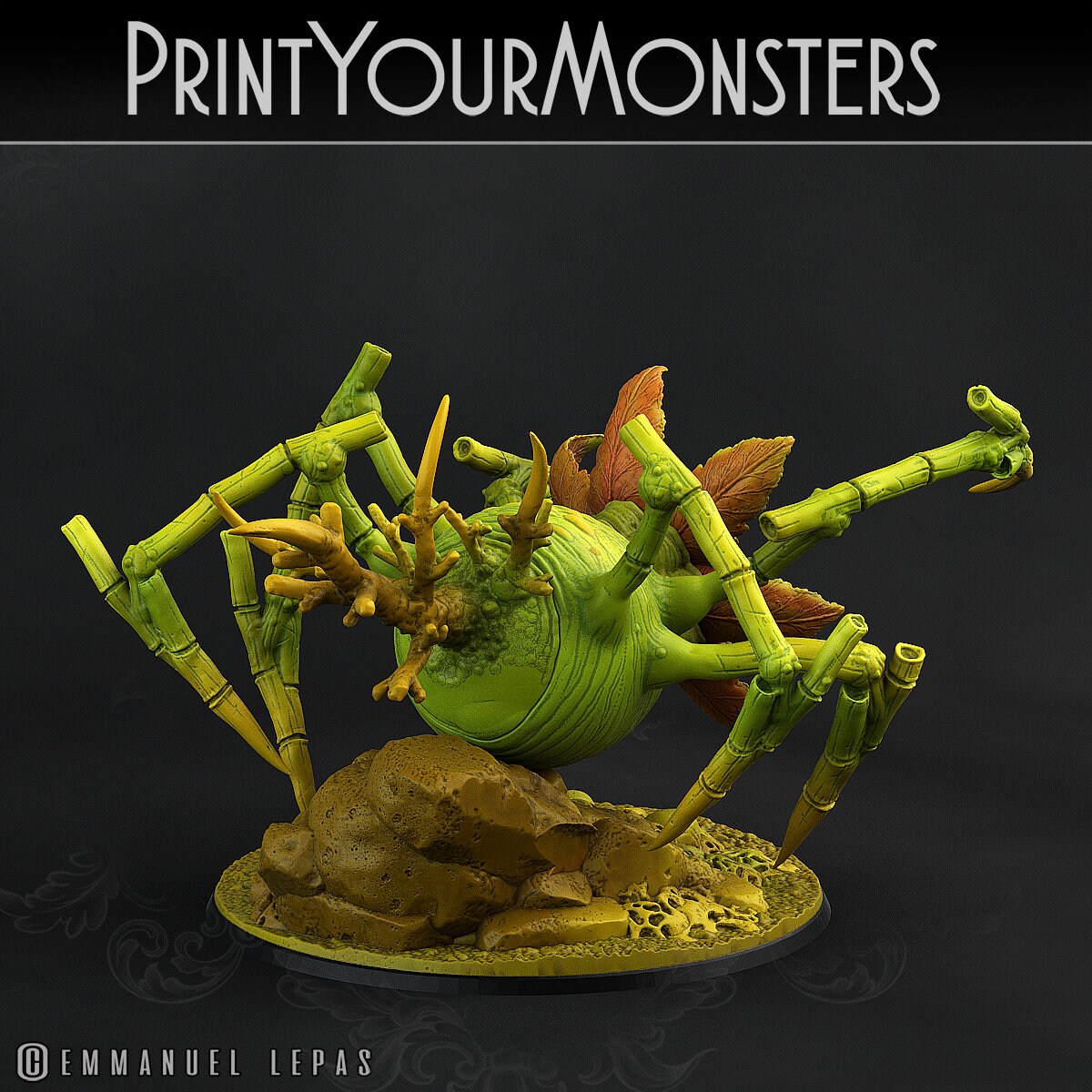 Leaftongue Tarantulas - Print Your Monsters