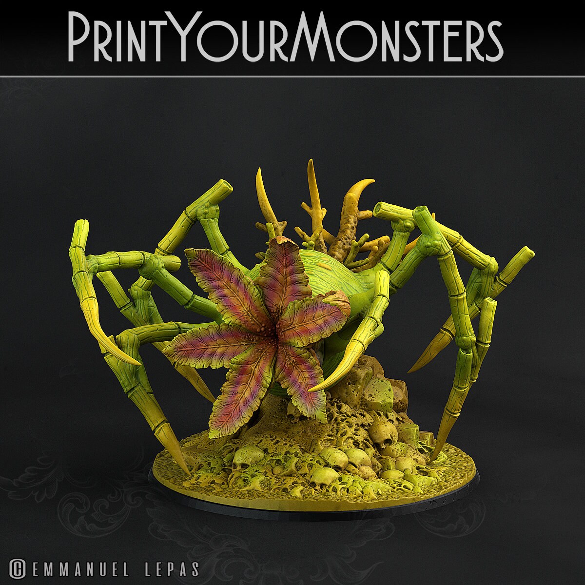 Leaftongue Tarantulas - Print Your Monsters