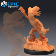 Grumpy Axolot lWarrior - Epic Miniatures