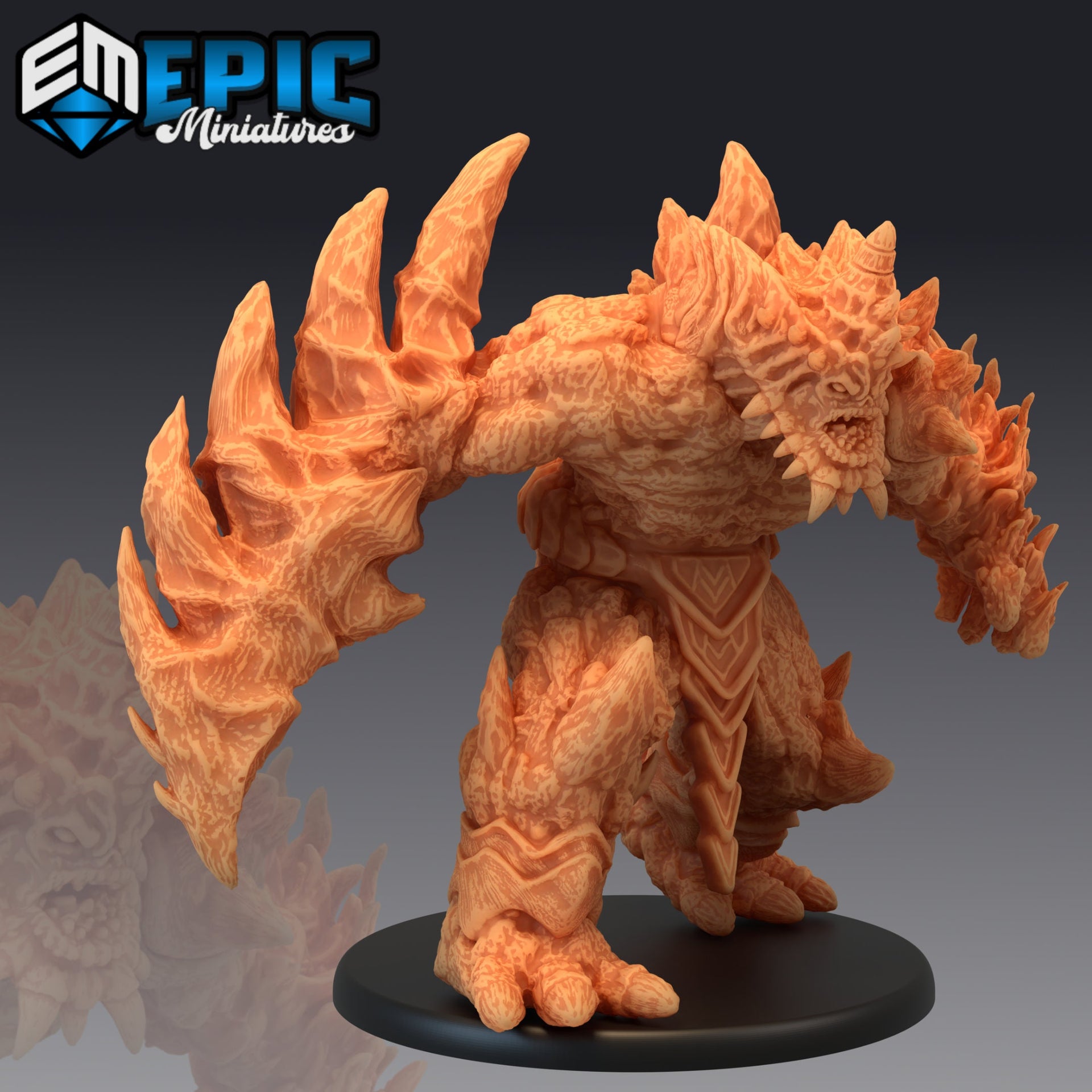 Lava Golem - Epic Miniatures