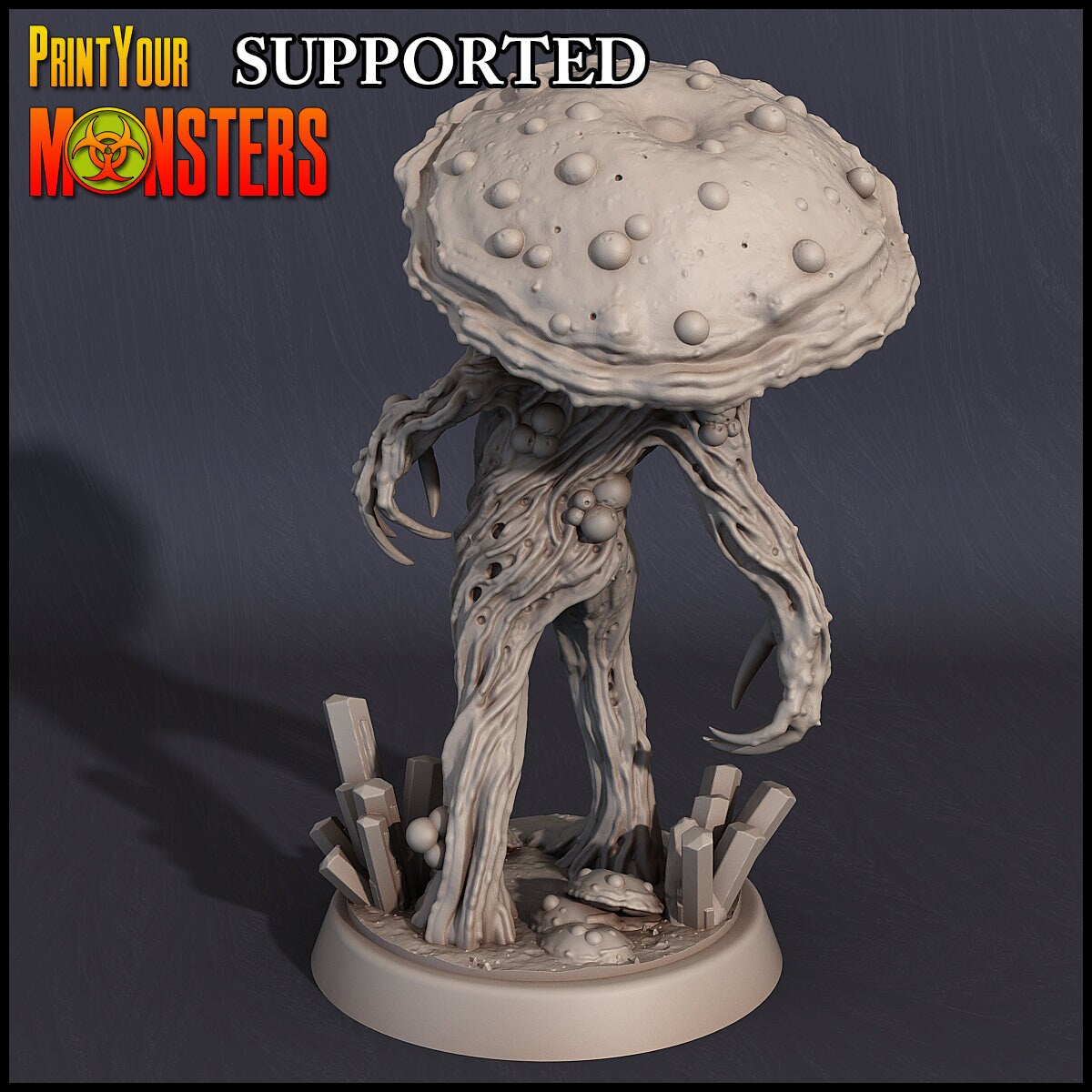 Grotto Fungi Warriors - Print Your Monsters