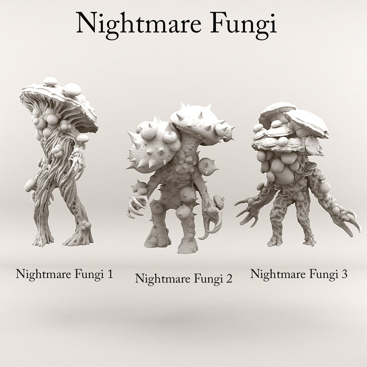 Nightmare Fungi Warriors - Print Your Monsters