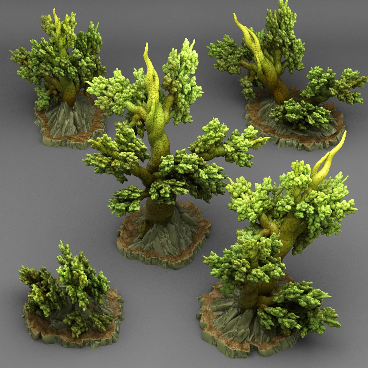 Angervine Trees  Scatter Terrain - Fantastic Plants and Rocks