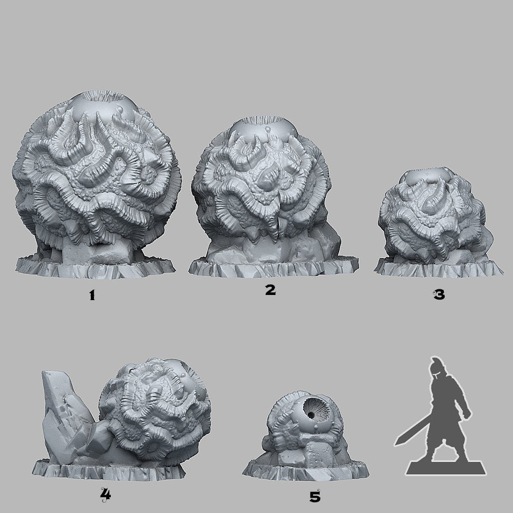 Dark Observer Stones Scatter Terrain - Fantastic Plants and Rocks