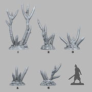 Abandoned Dangerous Sticks Scatter Terrain - Fantastic Plants and Rocks