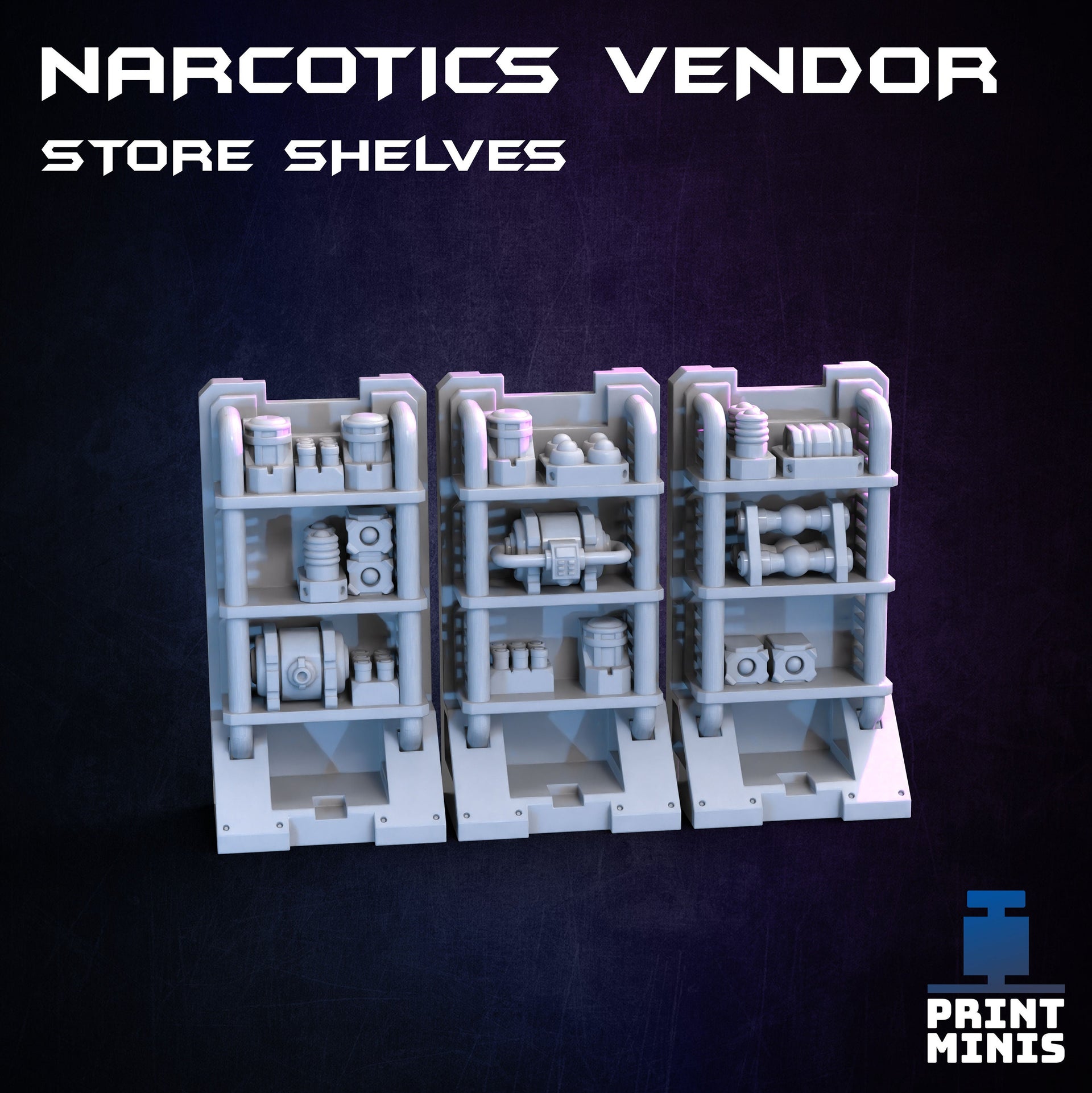 Narcotics Store Modular Terrain - Print Minis