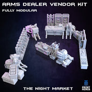 Arms Dealer Vendor Modular Terrain - Print Minis