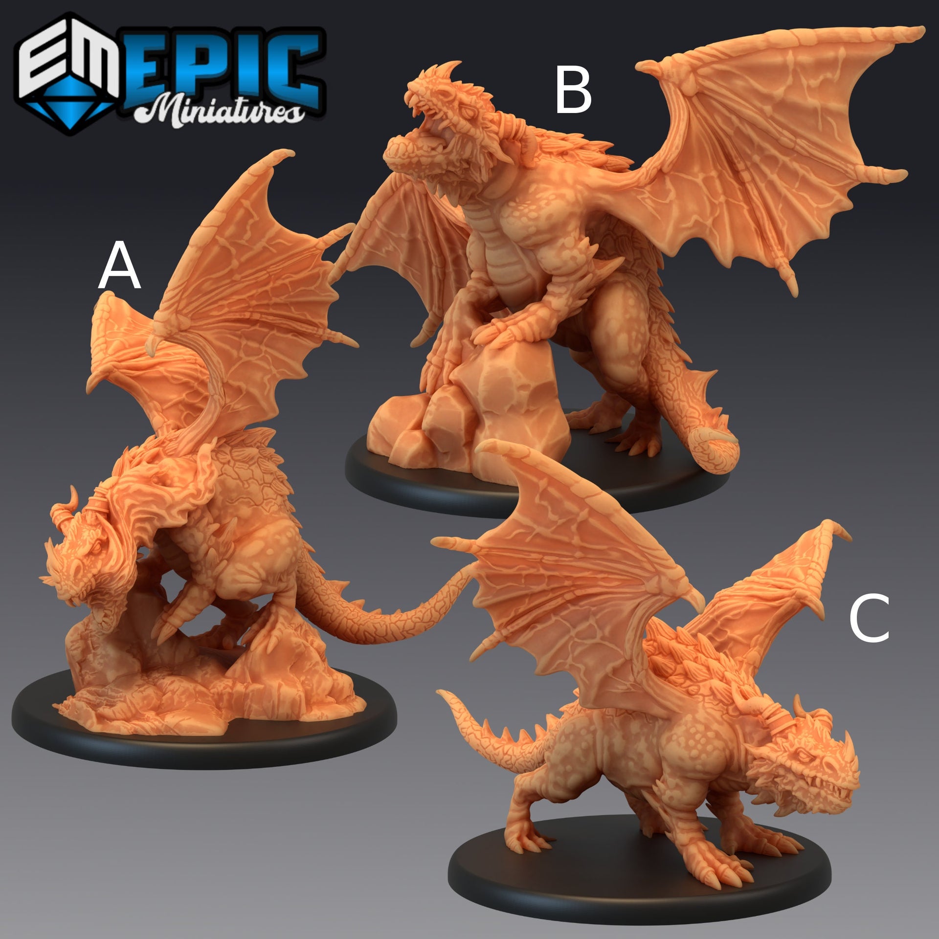 Cave Dragon - Epic Miniatures