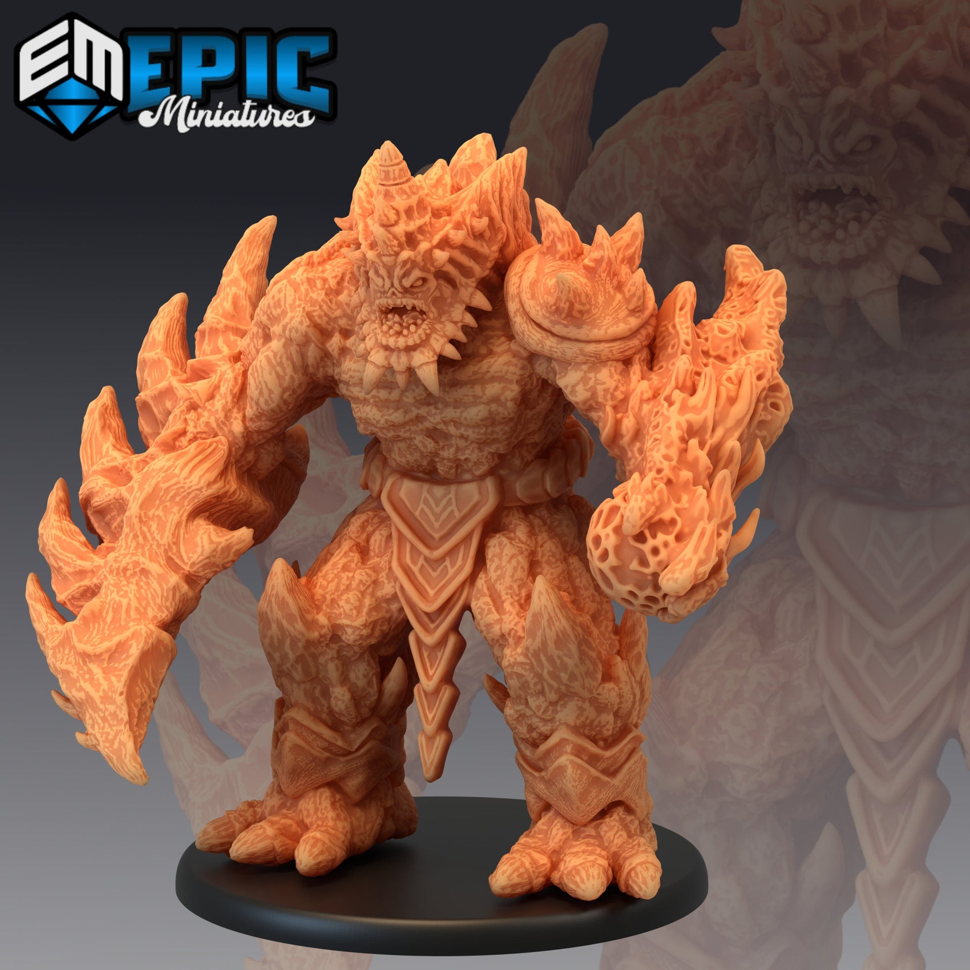 Lava Golem - Epic Miniatures