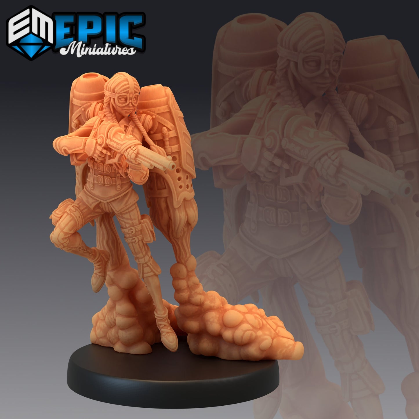 Jetpack Girl Susi - Epic Miniatures