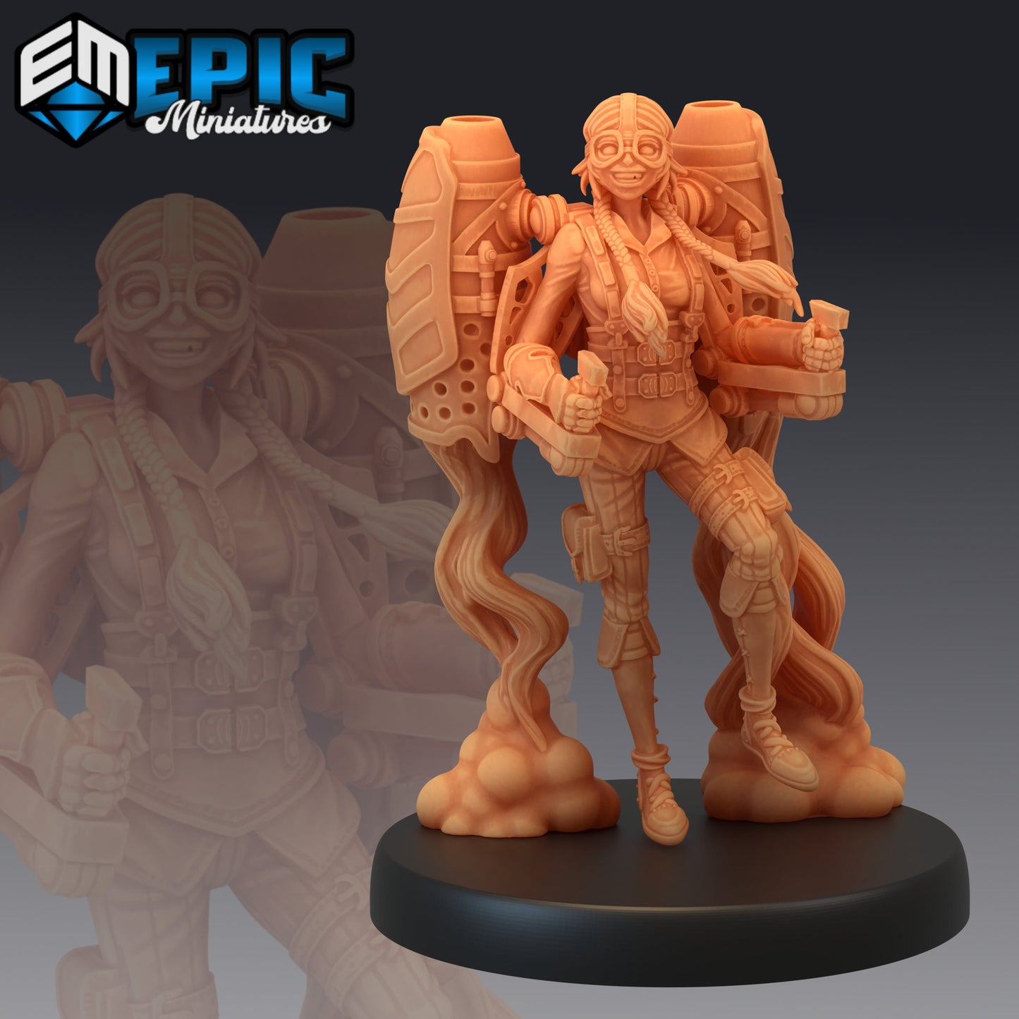 Jetpack Girl Susi - Epic Miniatures