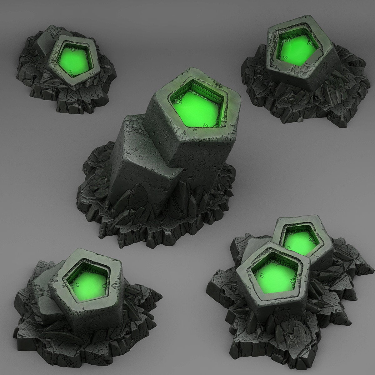 Pentalore Scrying Pools Scatter Terrain - Fantastic Plants and Rocks