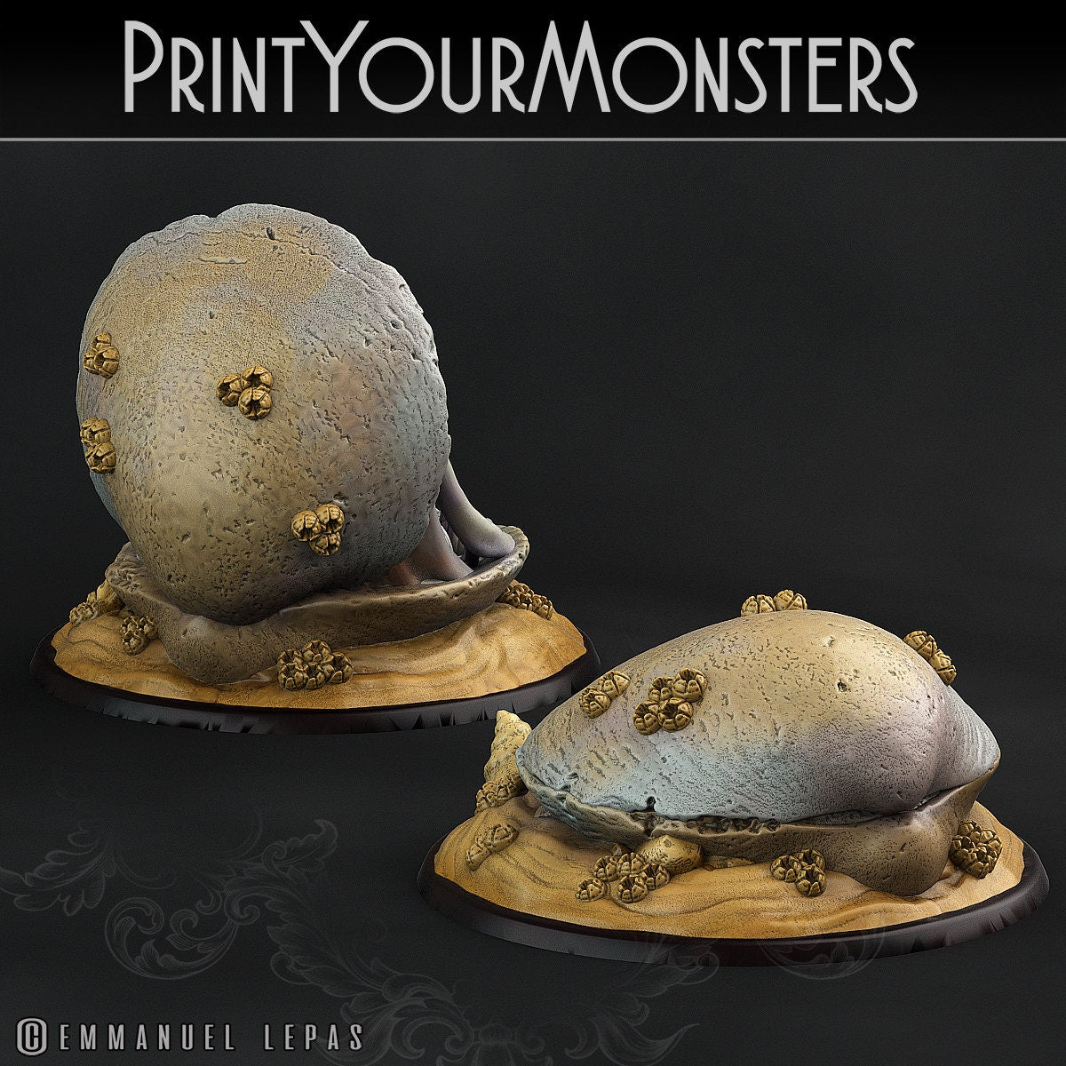 Clam Mimic - Print Your Monsters