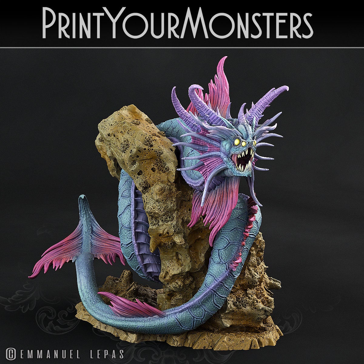 Death Jester Eel - Print Your Monsters