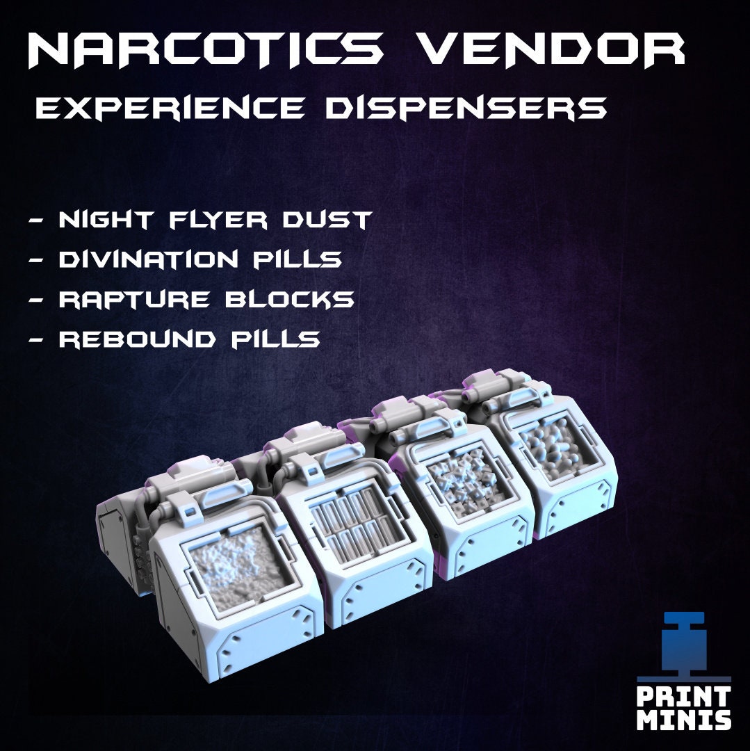 Narcotics Store Modular Terrain - Print Minis