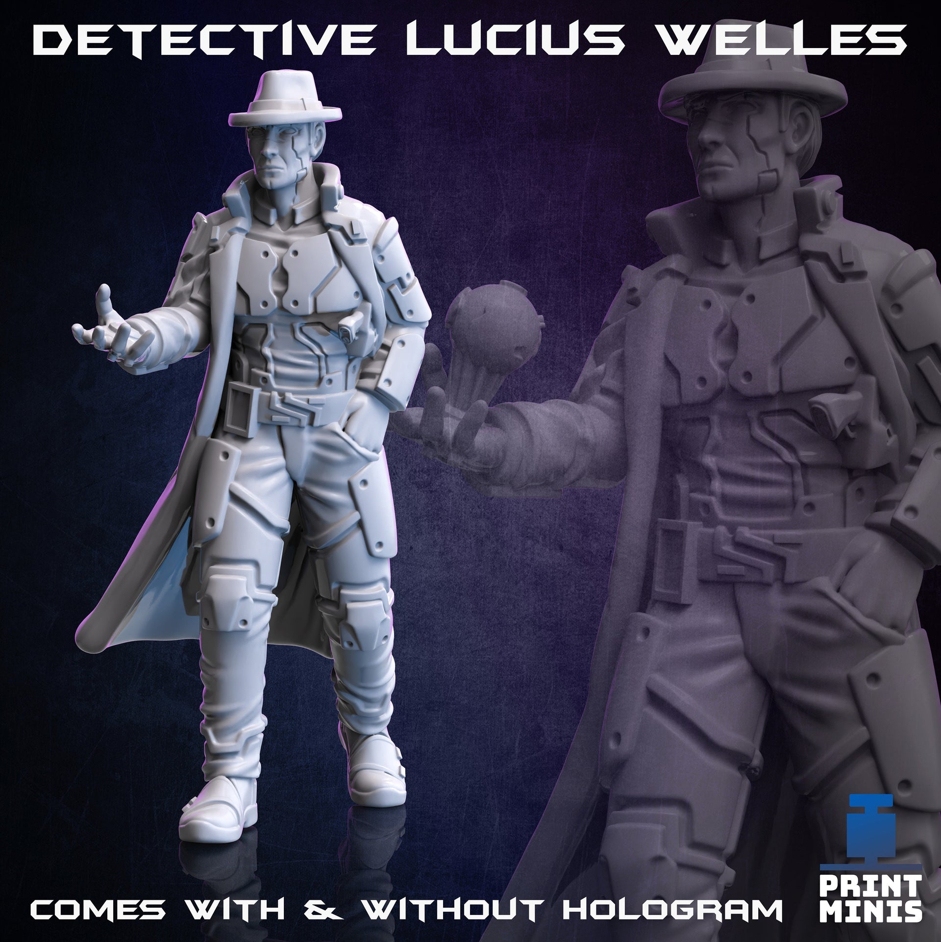 Detective Wellls - Print Minis