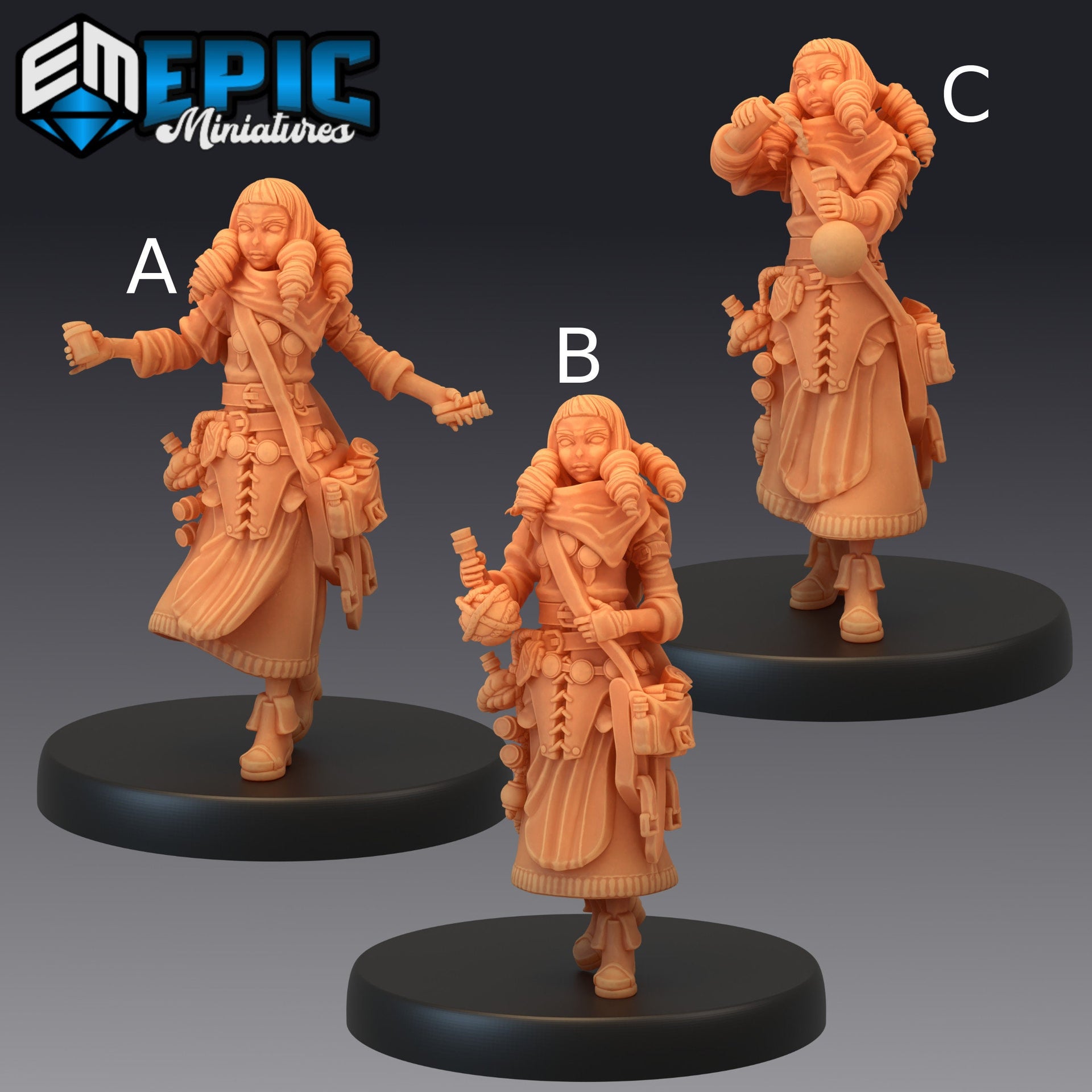 Female Alchemist - Epic Miniatures