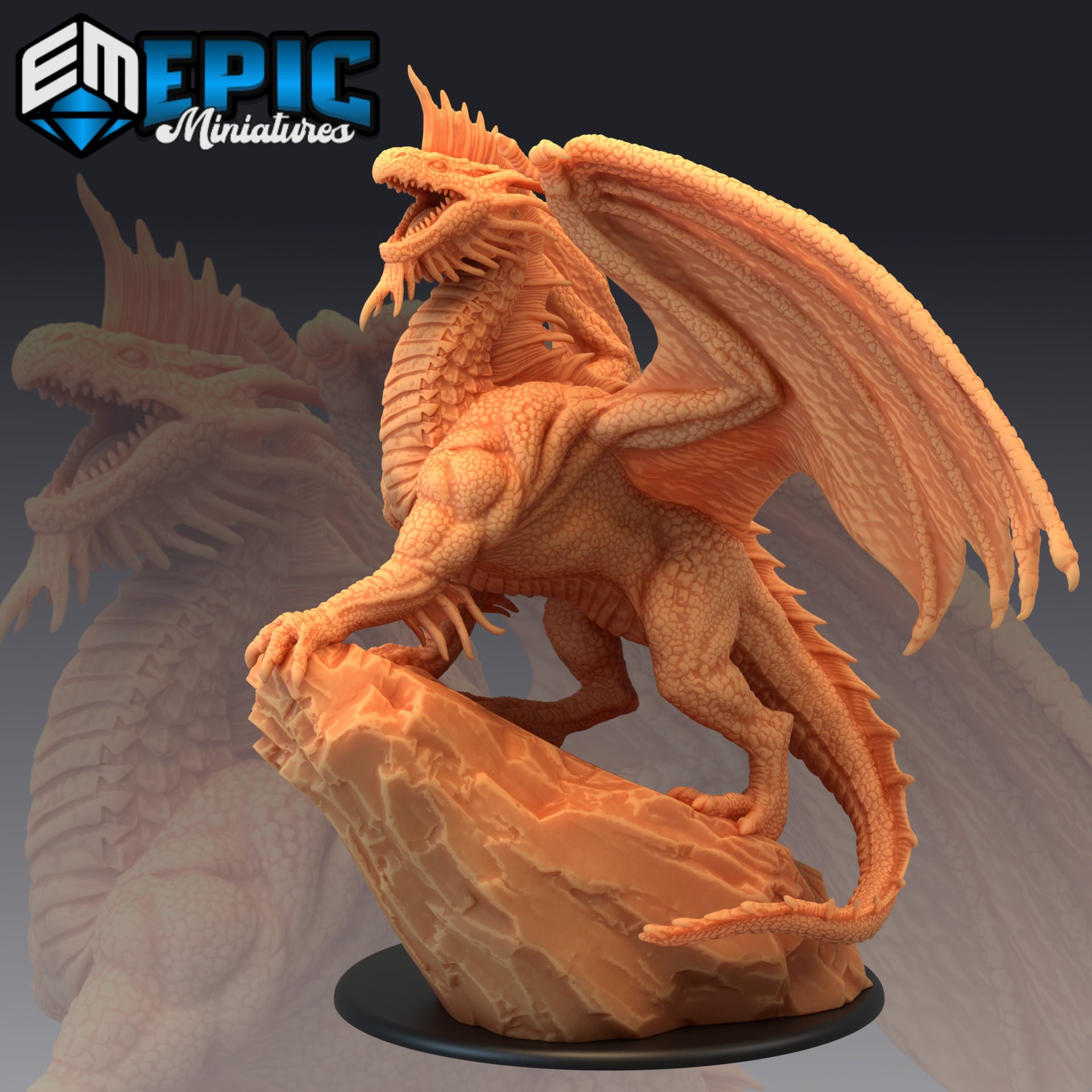 Silver Dragon - Epic Miniatures