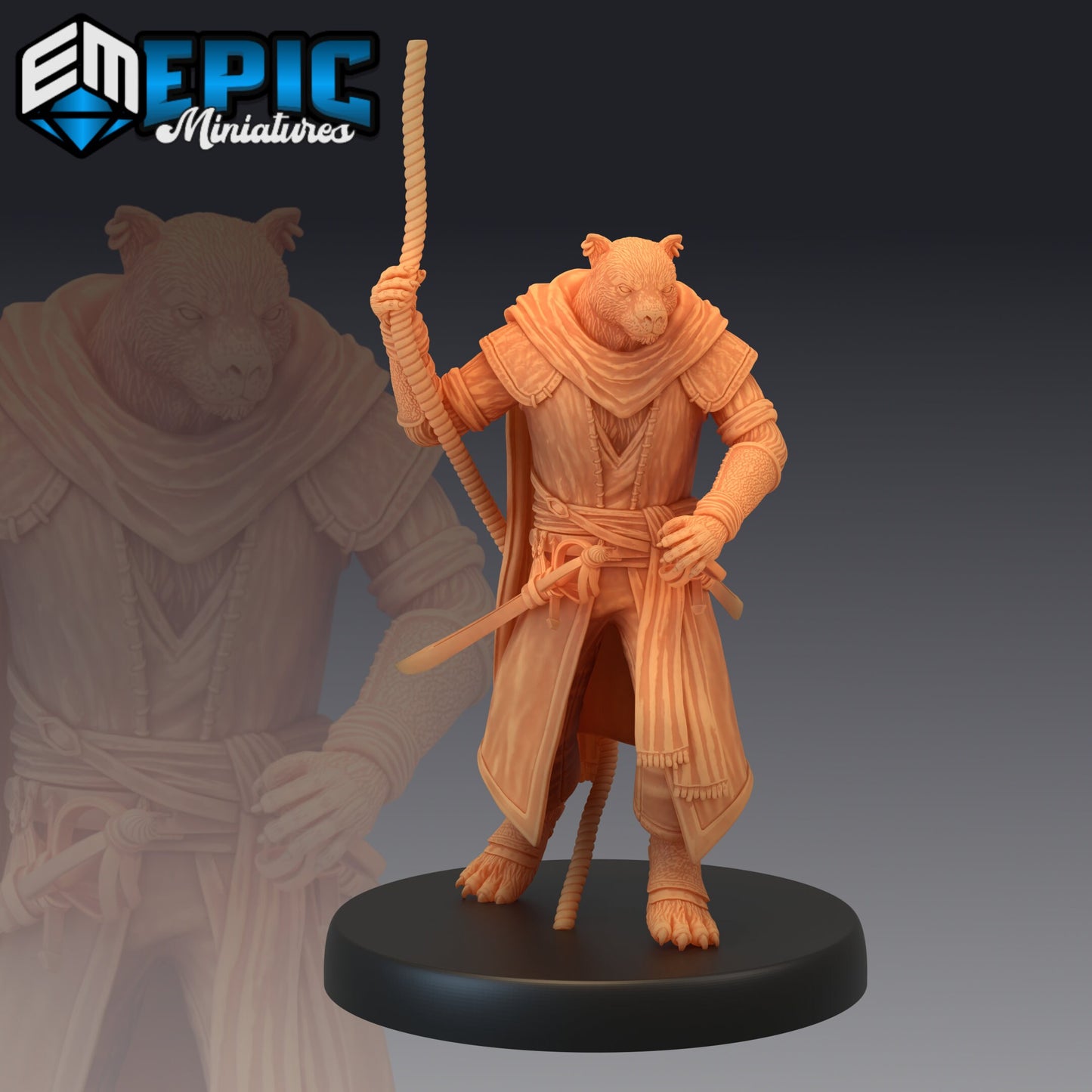 Catfolk Panther Pirate - Epic Miniatures