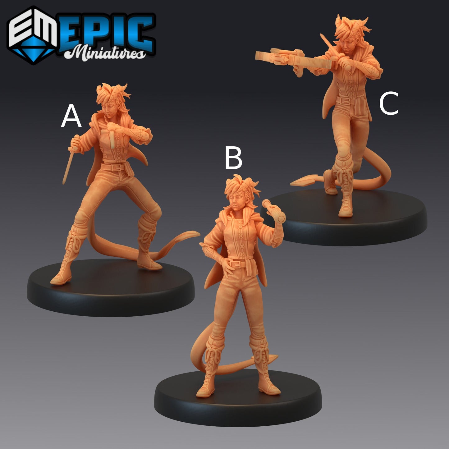 Tiefling Seafarer - Epic Miniatures