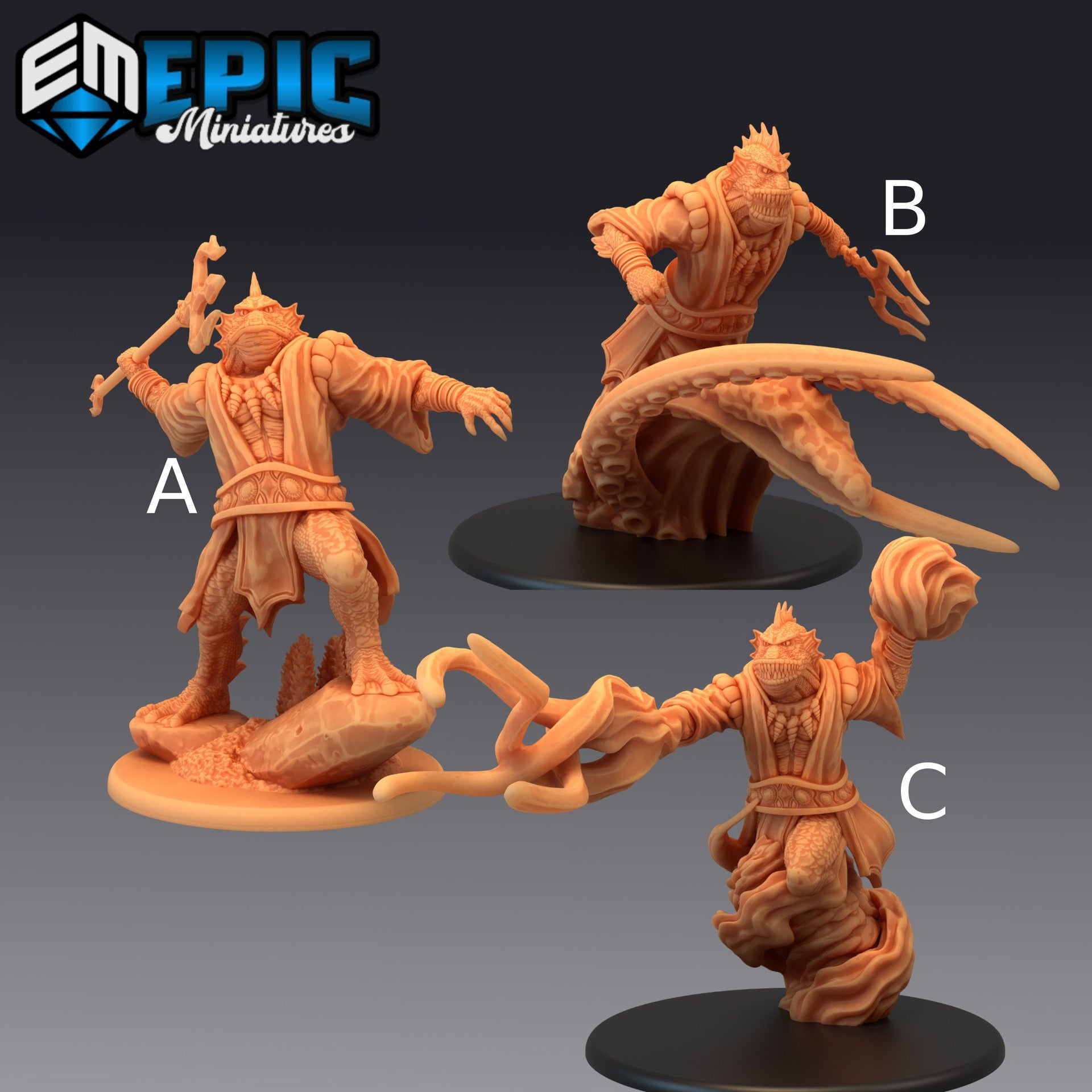 Marid Male - Epic Miniatures