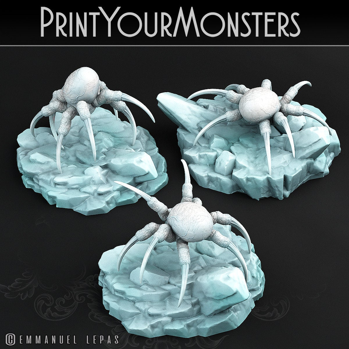 Snowdevil Spiders Juvenile - Print Your Monsters