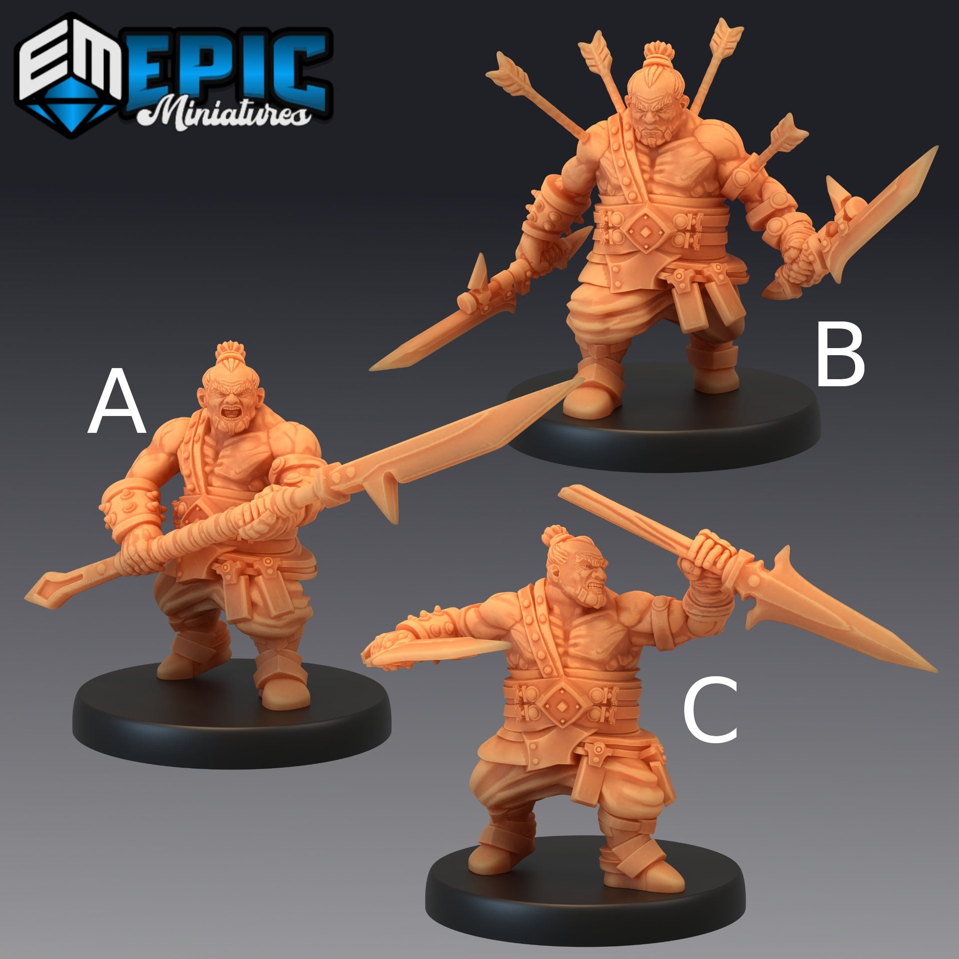 Bulky Dwarf- Epic Miniatures