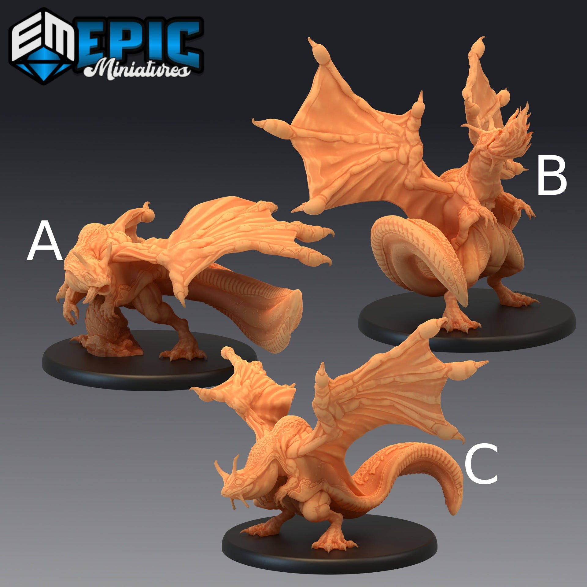 Frog Dragon - Epic Miniatures