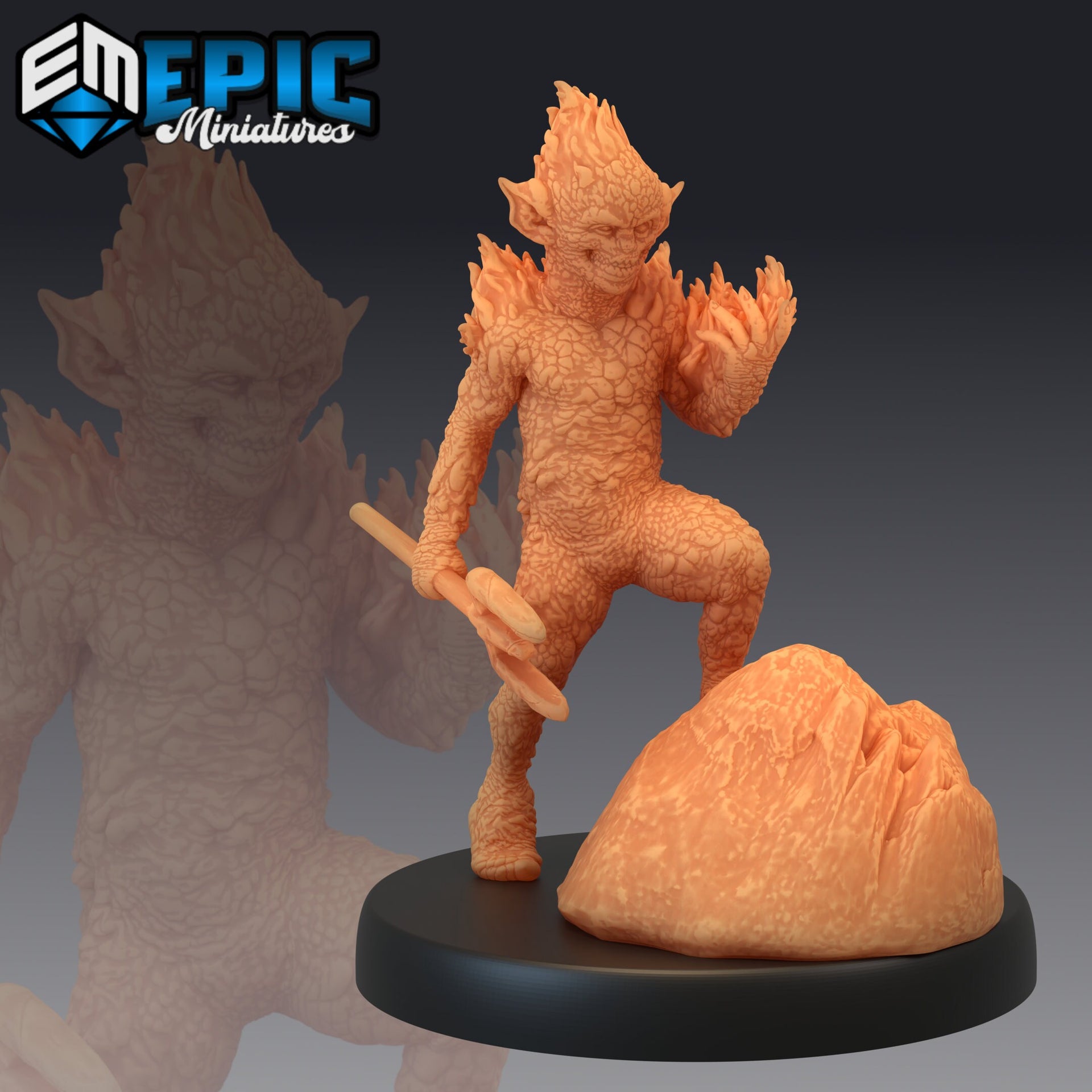 Fire Mephit - Epic Miniatures