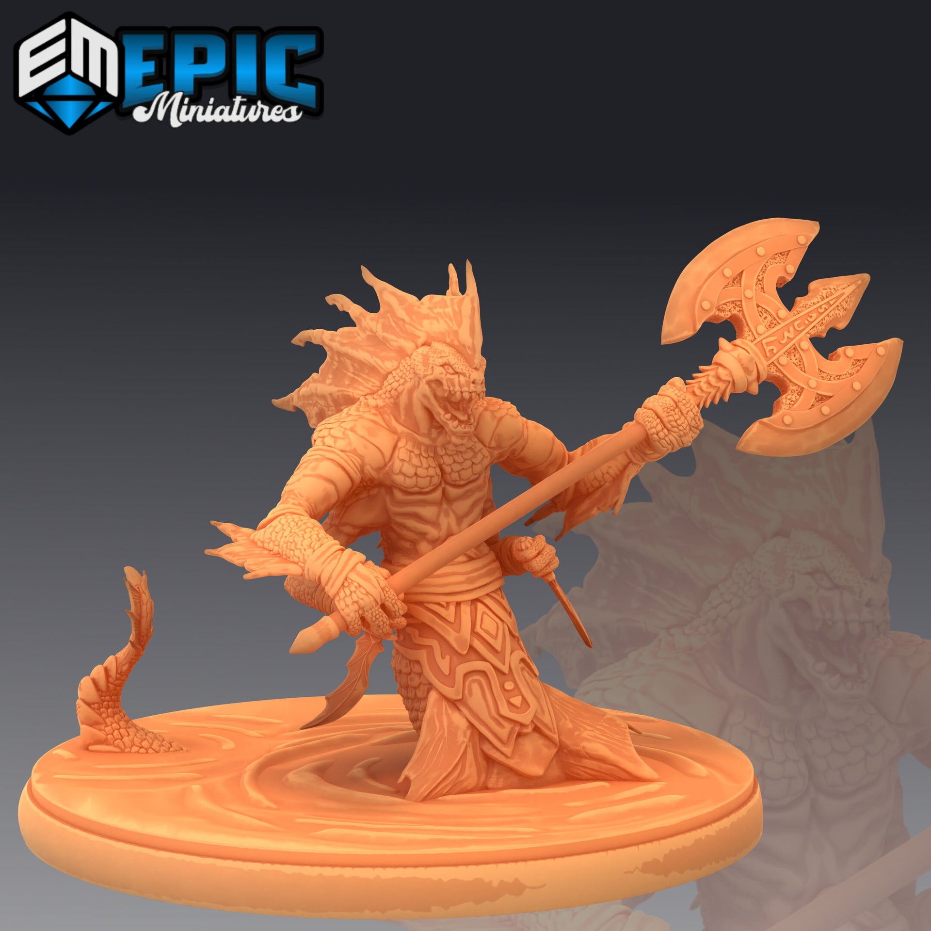 Marsh Naga - Epic Miniatures
