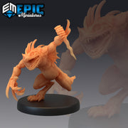 Chaos Toad Warrior - Epic Miniatures