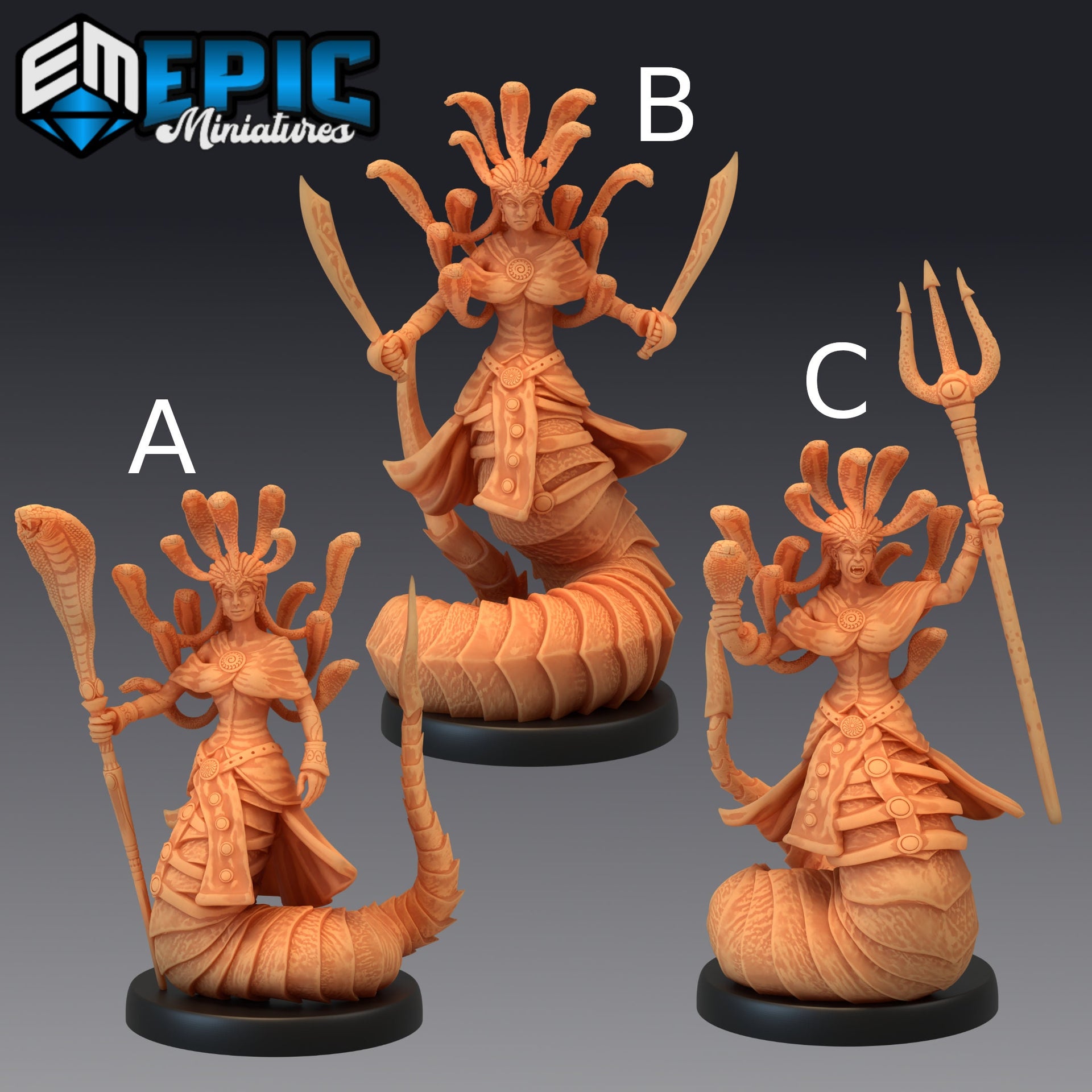 Gorgon Sisters Eurayle - Epic Miniatures