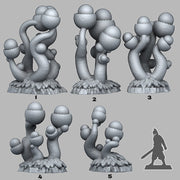 Tentacle Acorn Plants Scatter Terrain - Fantastic Plants and Rocks