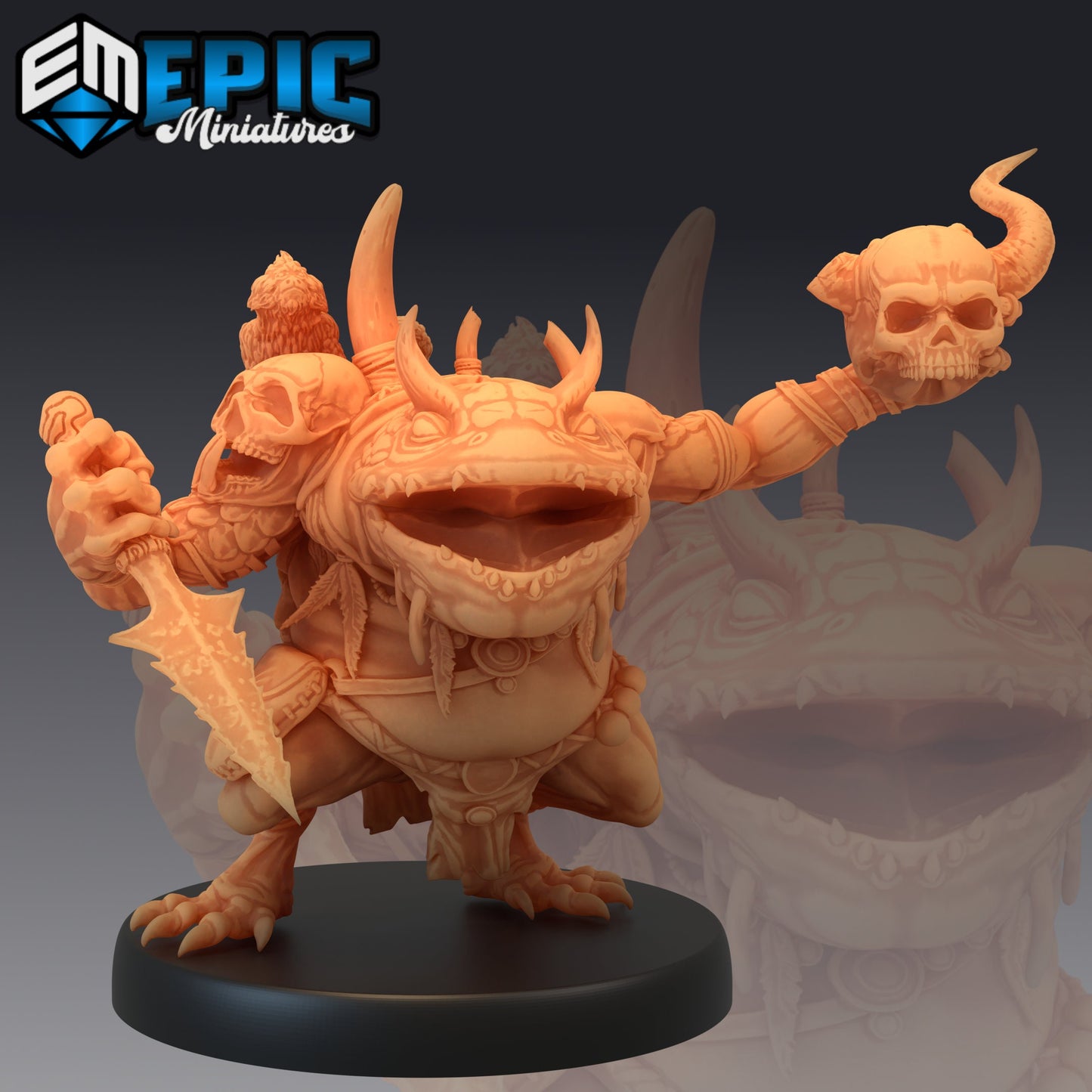 Chaos Toad Shaman - Epic Miniatures