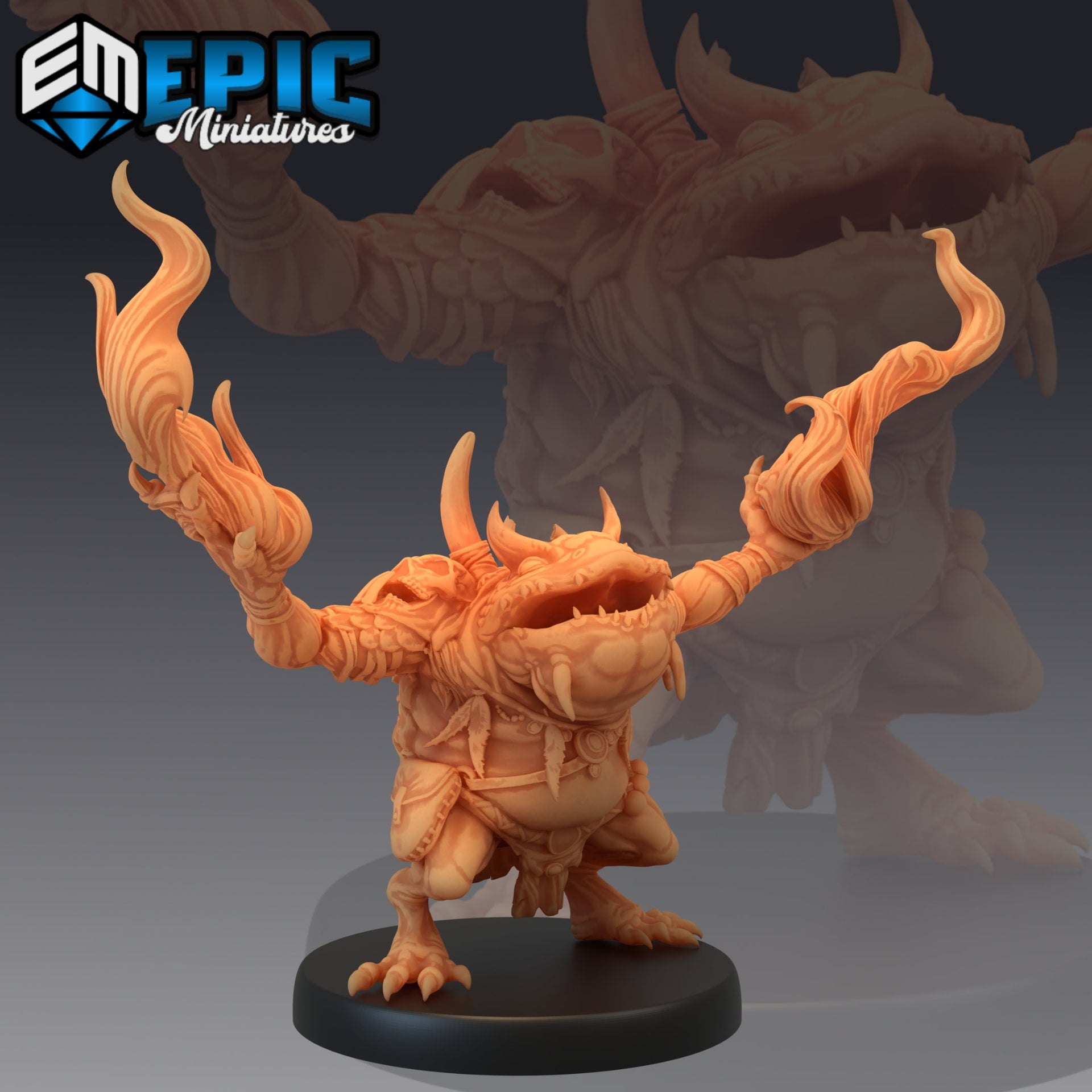 Chaos Toad Shaman - Epic Miniatures