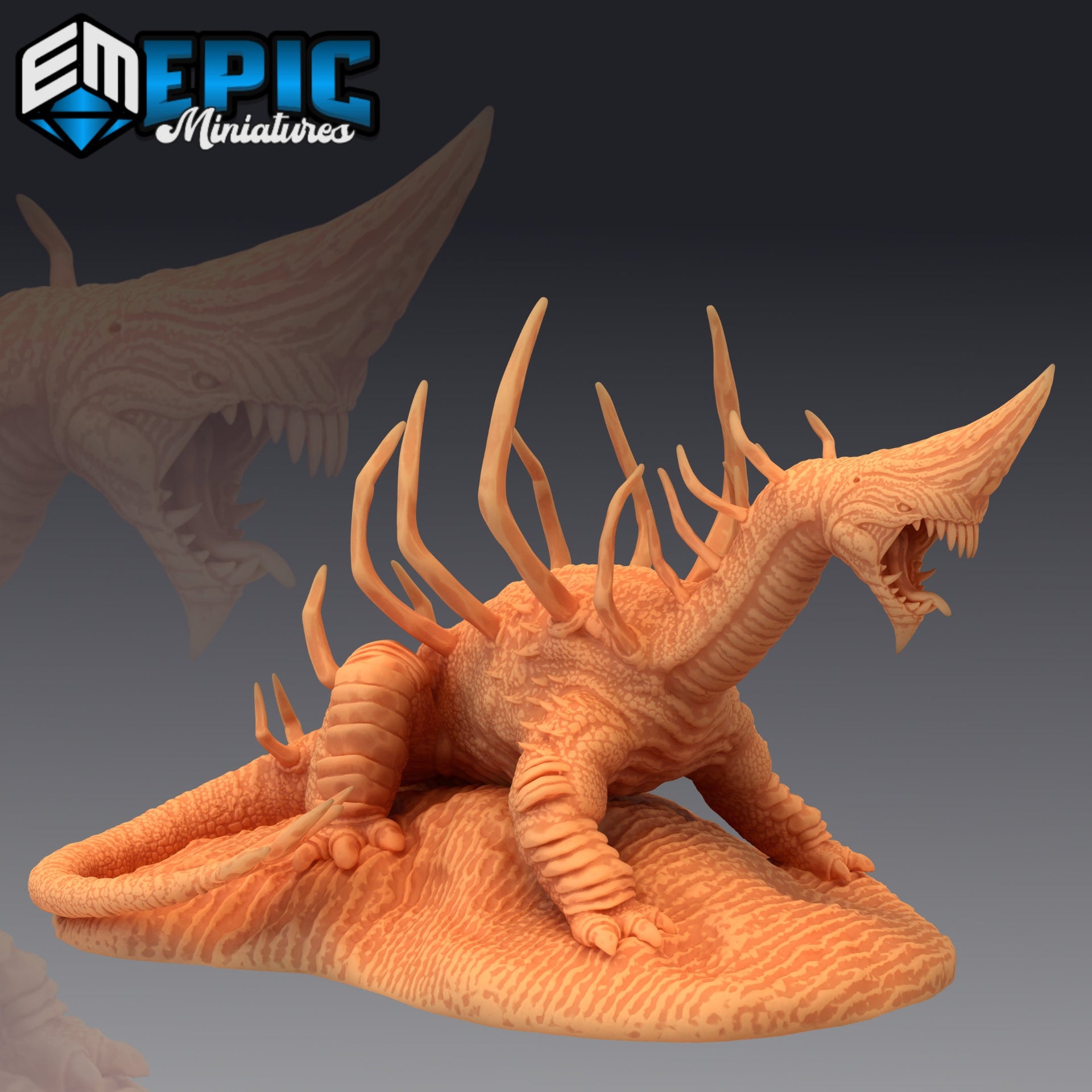 Sand Wyrm - Epic Miniatures