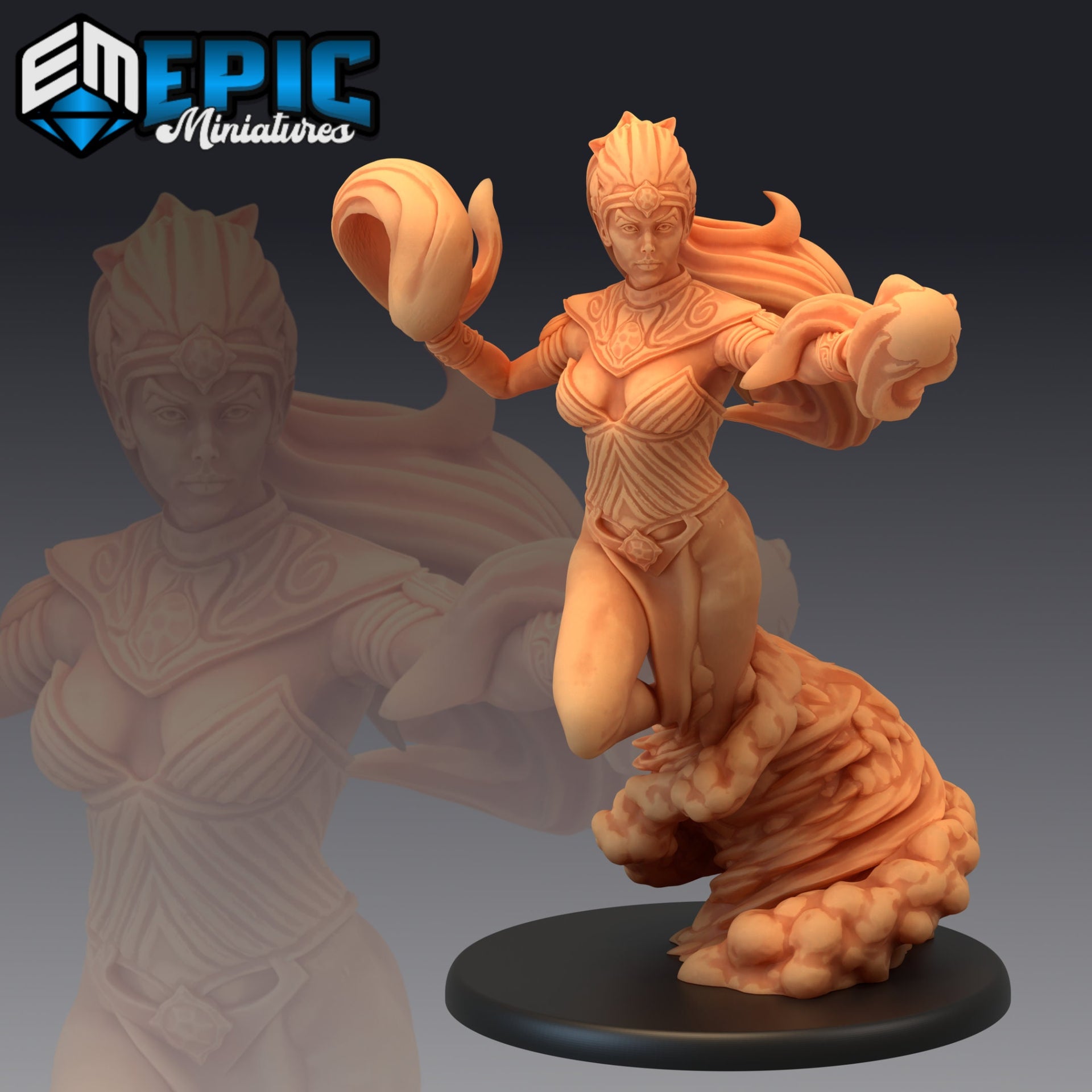 Djinni Female - Epic Miniatures