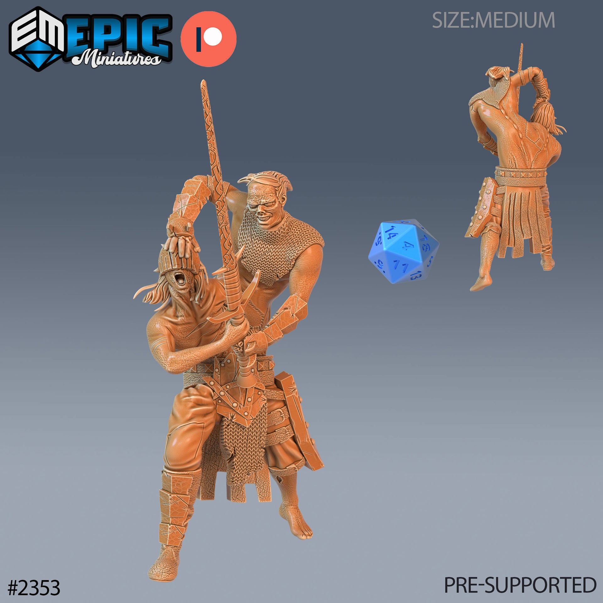 Siamese Zombie - Epic Miniatures