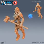 Skeleton Orc Warrior - Epic Miniatures