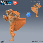 Zombie Kung Fu Monk - Epic Miniatures